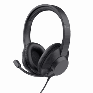 Casti Trust cu fir Ayda Max USB, interfata USB-C, USB-A,