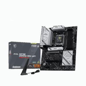 MSI MAG X870E GAMING MAX WIFI. Processor manufacturer: AMD, Processor