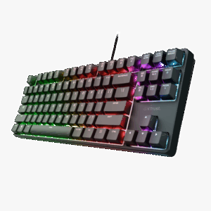Tastatura gaming mecanica cu fir Trust GXT 864 Cada TKL,