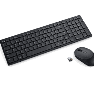 Kit Wireless tastatura si mouse DELL KM555, Negru