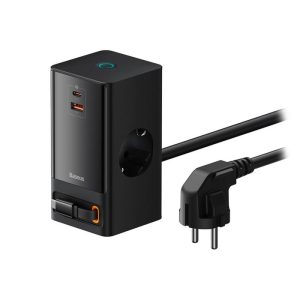Incarcator retea Baseus GaN3 Pro Powerstrip, Quick Charge 65W, 2