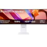Monitor LG 49" 49U950A-W.AEU, Curvature: 3800R, Diagonal (inch): 49, Diagonal