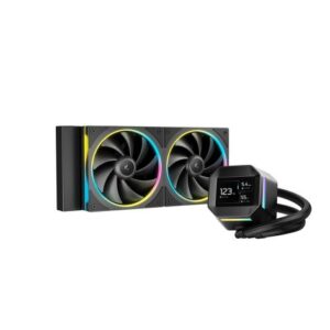 CPU COOLER DEEPCOOL LM240 RGB BLACK