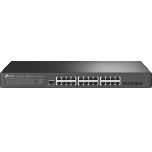 "JetStream™ 24-Port 2.5GBASE-T L2+ Managed Switch with 4 10GE SFP+