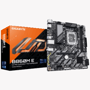 GIGABYTE B860M E. Processor manufacturer: Intel, Processor socket: LGA 1851