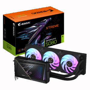 Placa Video GIGABYTE AORUS GEFORCE RTX 5080 XTREME WATERFORCE 16GB