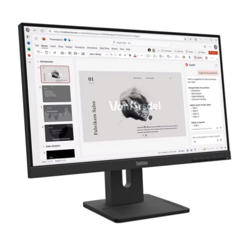 Monitor Commercial Lenovo ThinkVision E22-40, 21.5", 1920 x 1080 pixeli,