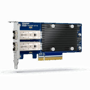 QNAP QXG-10G2T-X710 Two Port 10GbE Network Card with SR-IOV and
