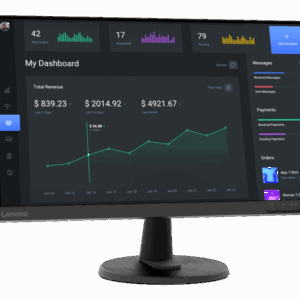 Monitor Lenovo C24-40 Monitor; 23.8"VA, FHD (1920x1080), 16:9, Brightness: 250