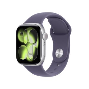 Apple Watch Series 11 GPS 42mm Silver Aluminium Case with Purple Fog Sport