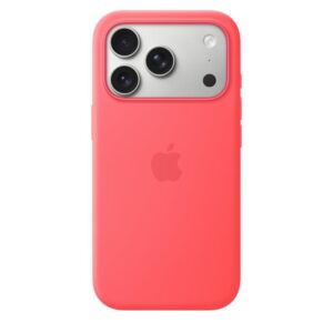 iPhone 17 Pro Silicone Case with MagSafe – Bright Guava