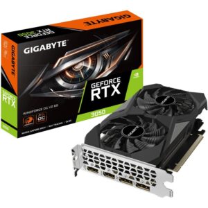 Placa Video GIGABYTE GEFORCE RTX 3050 WINDFORCE OC V2 6GB