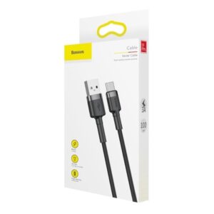 Cablu Date si Incarcare USB-A - USB-C Baseus Cafule, 18W,