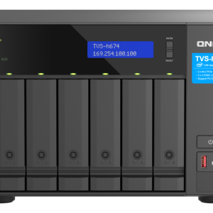 NAS QNAP H674 6-Bay, CPU Intel Core i5-12400 6-core 12-thread