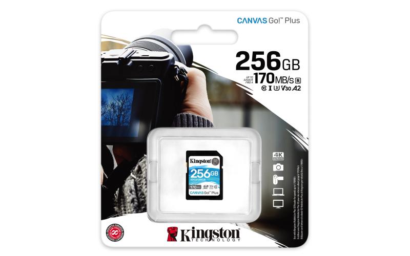 Card de Memorie SD Kingston Canvas GO Plus, 256GB, Class - imagine 6