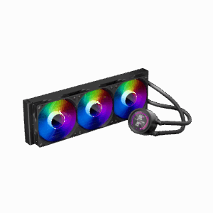 Cooler Procesor 1stPlayer TS4 360 BLACK, 12 cm, 3 ventilatoare