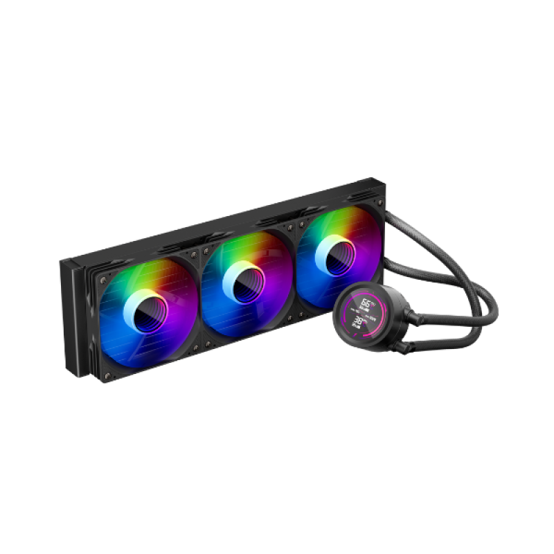 Cooler Procesor 1stPlayer TS4 360 BLACK, 12 cm, 3 ventilatoare