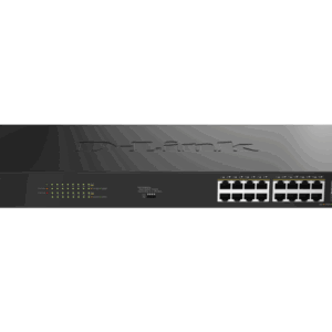 Switch D-Link 16 port GE PoE Unmanaged, capacitate 36 Gbps,