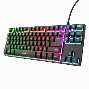Tastatura Trust cu fir GXT833W Thado TKL, numar butoane 87,
