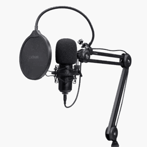 Microfon Trust GXT 270 Emita II+ cu brat, negru