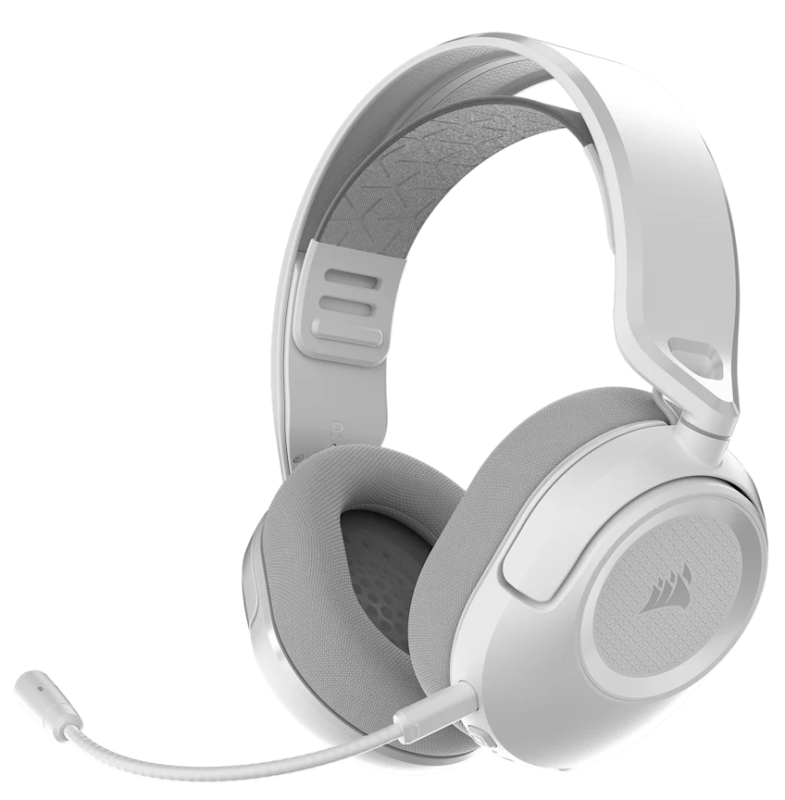 Casti Da Head-band CORSAIR HS35 v3, Wireless/Wired, Nu, Alb