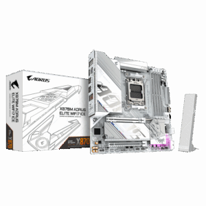 GIGABYTE X870M AORUS ELITE WIFI7 ICE. Processor manufacturer: AMD, Processor