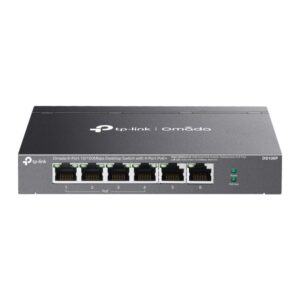 Omada 6-Port 10/100 Mbps Desktop Switch with 4-Port PoE+ PORT: