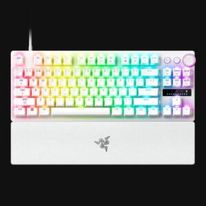 Tastatura mecanica Razer Huntsman V3 Pro Tenkeyless 2025 8K, iluminare