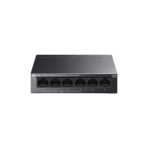 TP-LINK SWITCH LS106P, 6-Port 10/100Mbps Desktop Switch with 4-Port PoE+,