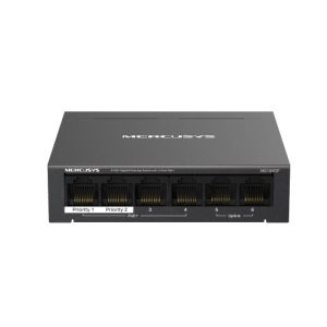 6-Port Gigabit Desktop Switch with 4-Port PoE+ PORT: 4× Gigabit