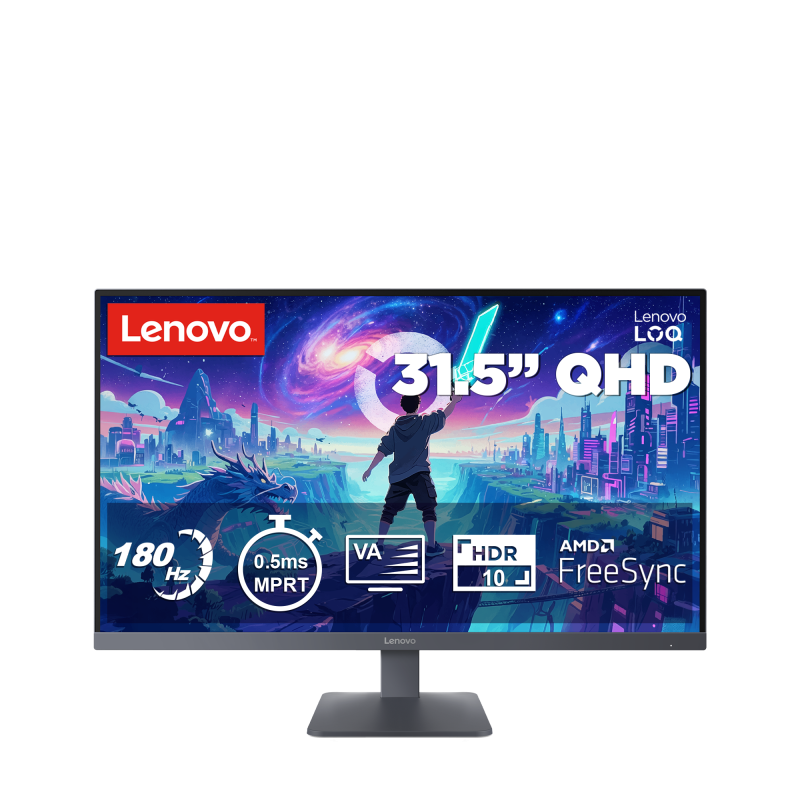 Monitor Gaming Lenovo LOQ 32Q-10, 31.5", 2560 x 1440 pixeli,