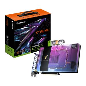 Placa Video GIGABYTE AORUS GEFORCE RTX 5090 XTREME WATERFORCE WB