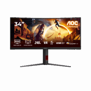 Monitor AOC 34" CU34G4Z, Curvature: 1500R, Diagonal (inch): 34, Diagonal