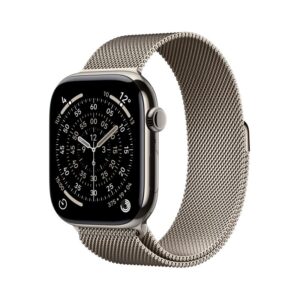Apple Watch Series 11 GPS + Cellular 46mm Natural Titanium Case with