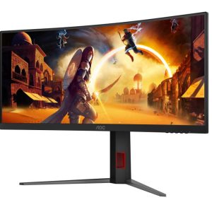 Monitor Gaming AOC CU34G4, 34", 3440 x 1440 pixeli, Black,