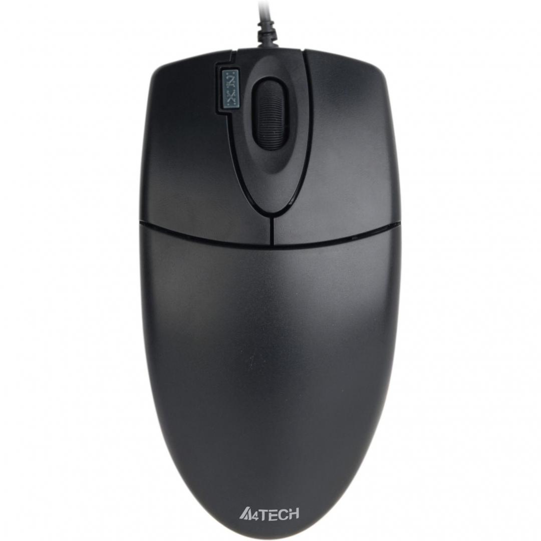 Mouse A4TECH OP-620D-U1, 800 dpi, Negru
