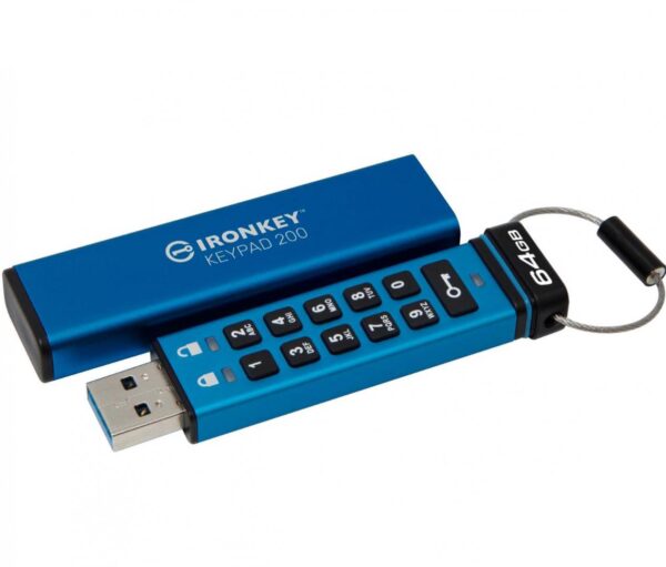 Memorie USB Flash Drive Kingston 64GB IronKey Pad - imagine 4