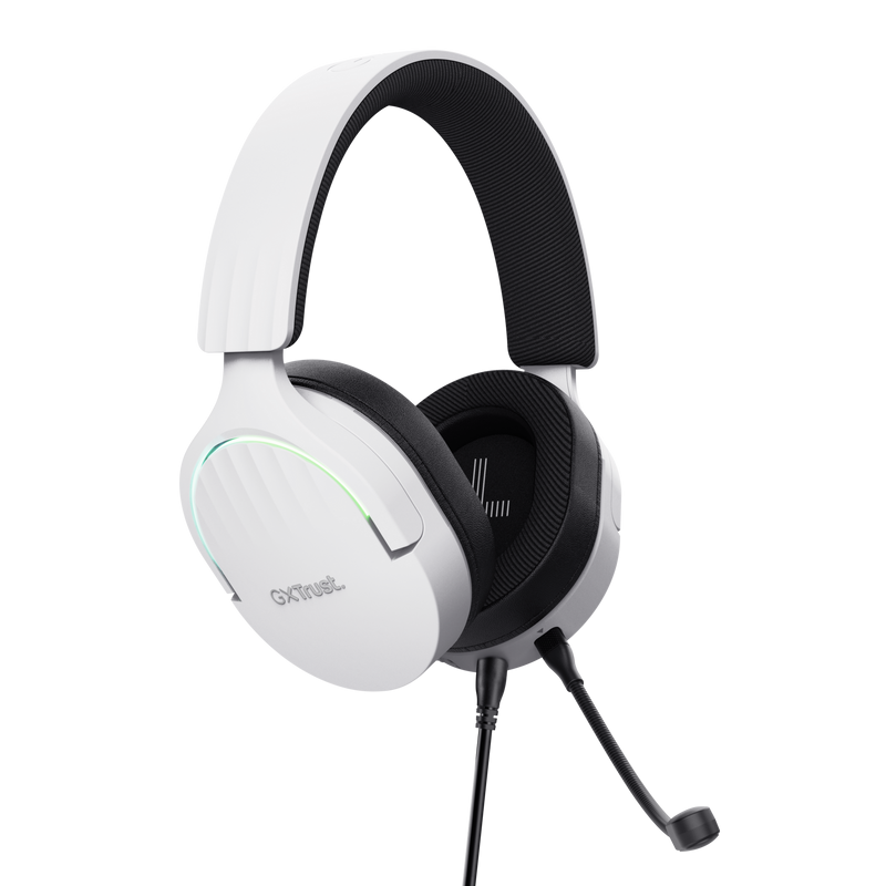 Casti Head-band Trust GXT 490 FAYZO, Wired, alb - imagine 6