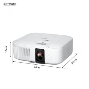 Proiector Epson EH-TW6250, 3LCD, 2.800 lumeni, 4k PRO UHD, 16:9,
