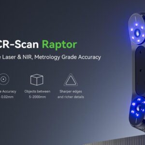 CREALITY 3D SCANNER CR-SCAN RAPTOR, mod scanare: Blue Light(Blue 7-line