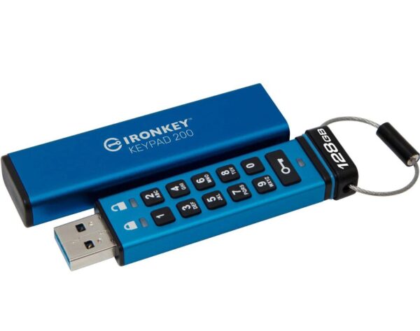 Memorie USB Flash Drive Kingston 128GB IronKey Pad - imagine 4