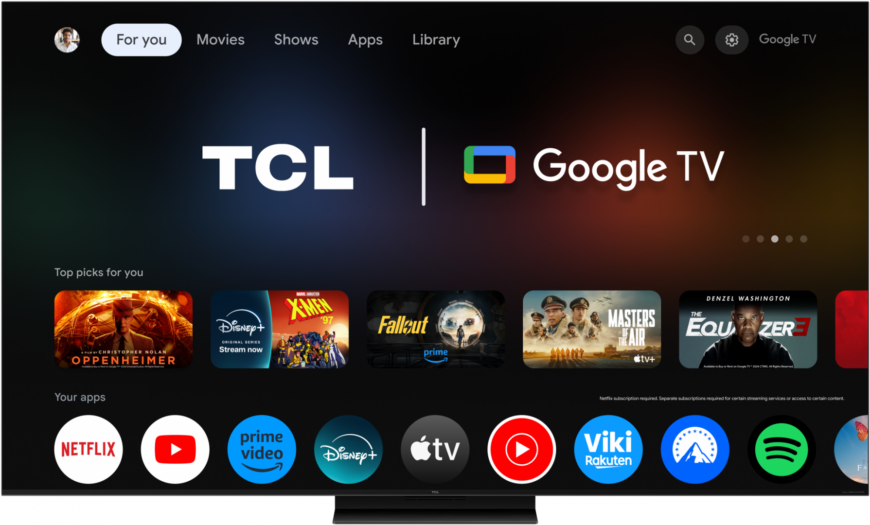 Televizor TCL QD-MiniLED 75Q7C, 189 cm, Smart Google TV, 4K - imagine 3
