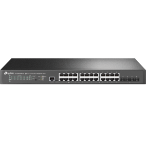 "JetStream™ 24-Port 2.5GBASE-T and 4-Port 10GE SFP+ L2+ Managed Switch