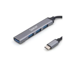 Hub extern SPACER, porturi USB:USB 3.0 X 1, USB 2.0