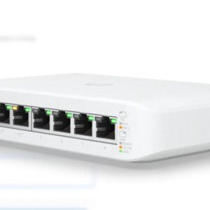 Ubiquiti UniFi 8 port switch, USW-LITE-8-POE, 8 x 10/100/1000 Mbe