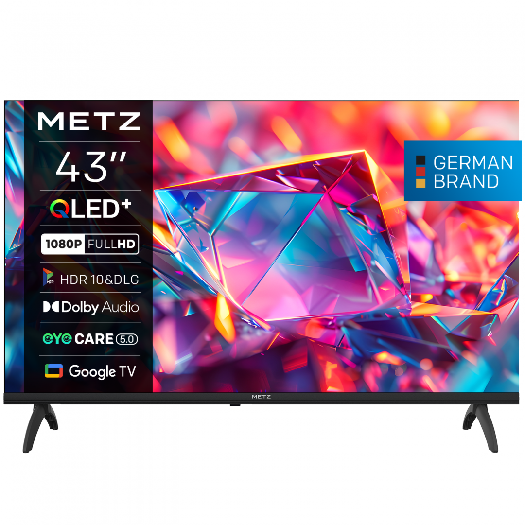 Televizor METZ QLED 43MQH7030Z, 108 cm, Smart Google TV, FHD