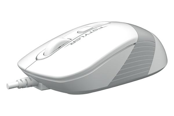 Mouse A4tech FM10, cu fir, alb - imagine 3
