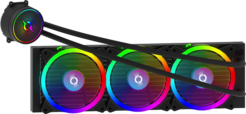 Cooler Procesor AQYRIS AQUARIUS 360 AIO ARGB NEGRU - imagine 3