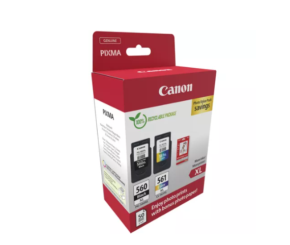 Canon pachet cartuse cearneala CANON PG-560XL/CL-561XL PHOTO VALUE PACK, capacitate - Image 3