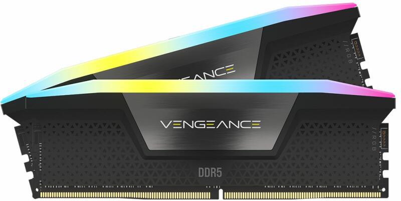 Memorie RAM Corsair Vengeance RGB, 32GB DDR5, 6000MHz, CL36 - imagine 3